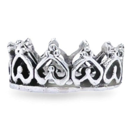 R9012 Hearts All Around Crown Ring