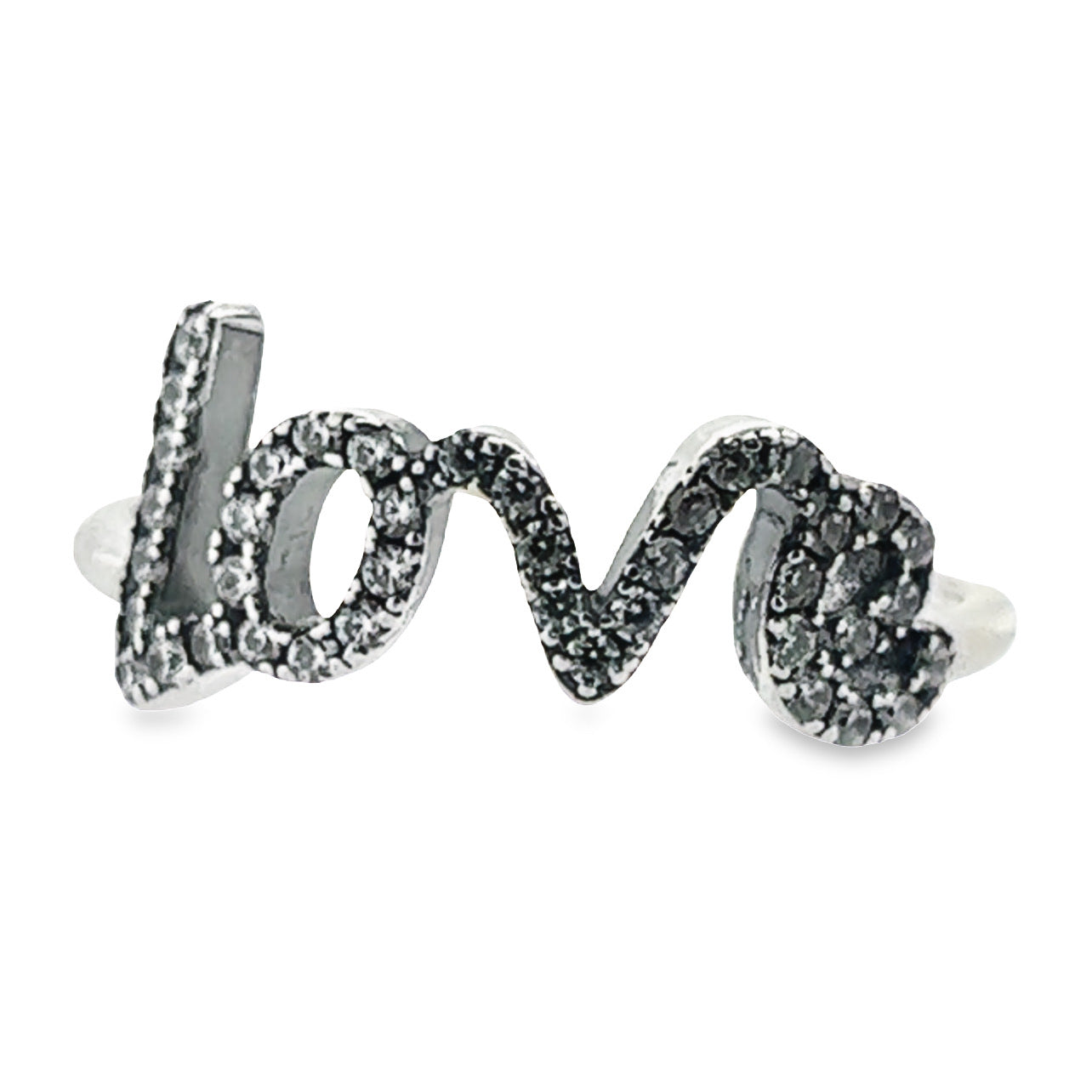 R82 Love CZ Ring