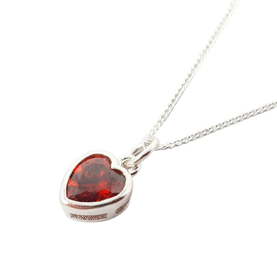 D1962 Red Heart Pendant