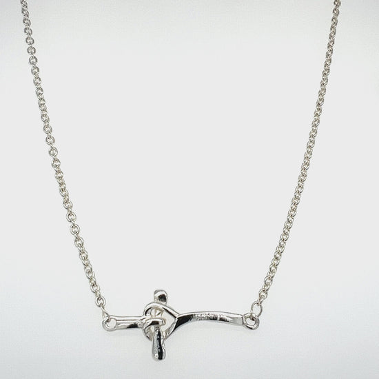 Load and play video in Gallery viewer, CA241 cross heart necklace
