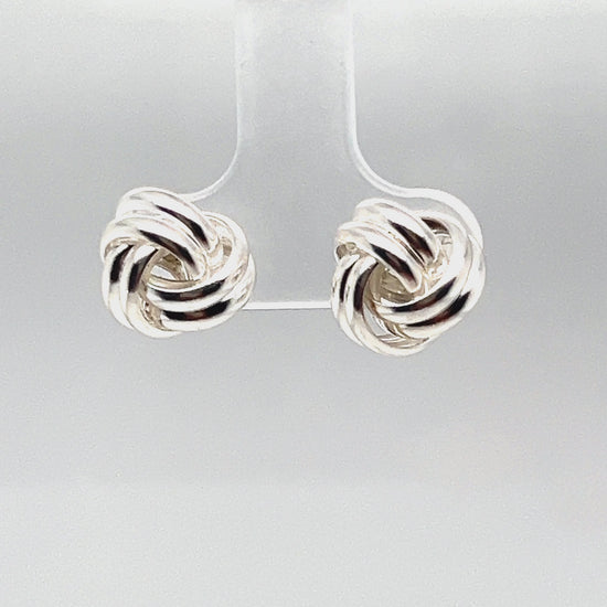 Load and play video in Gallery viewer, A818 Knot Post Earrings
