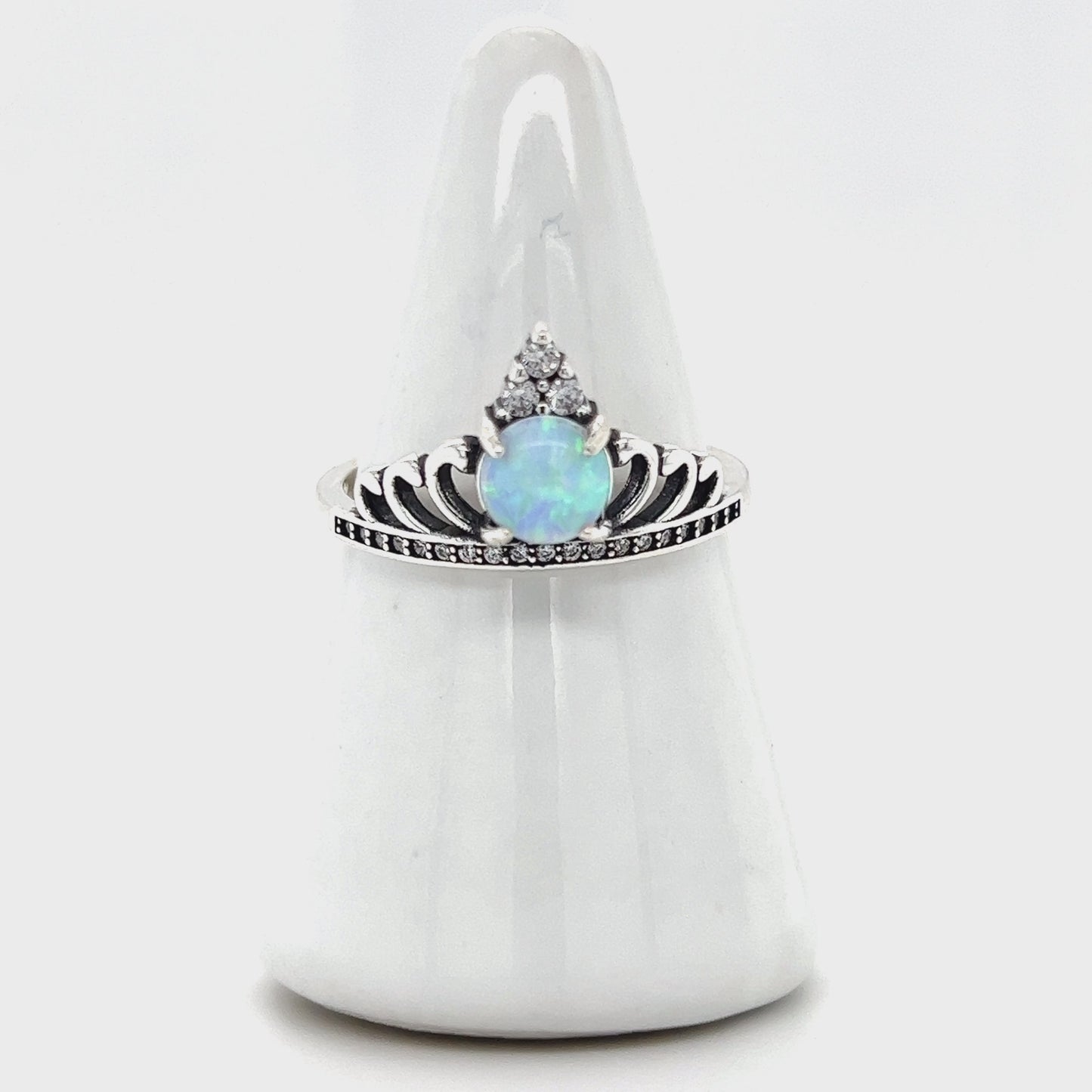 R6 Crown Opal Ring