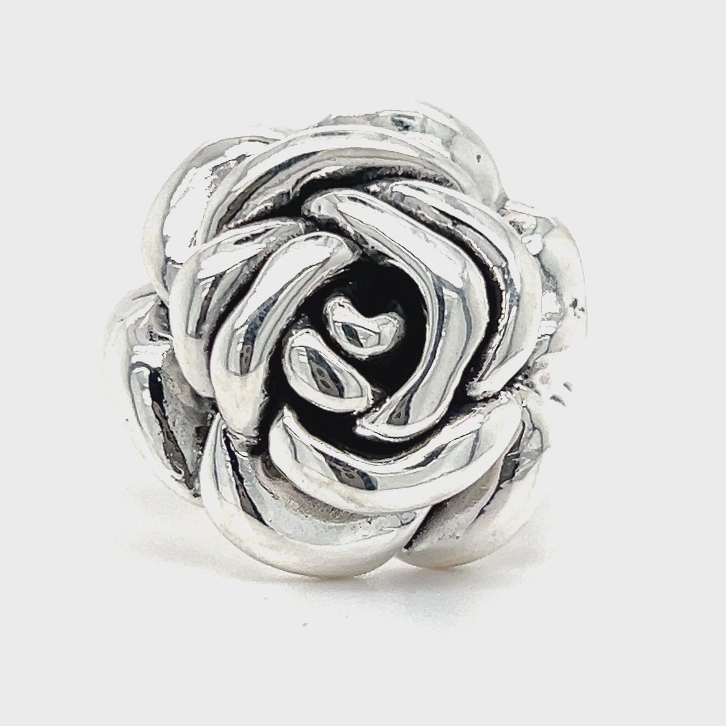 R823 Flower Rose Ring