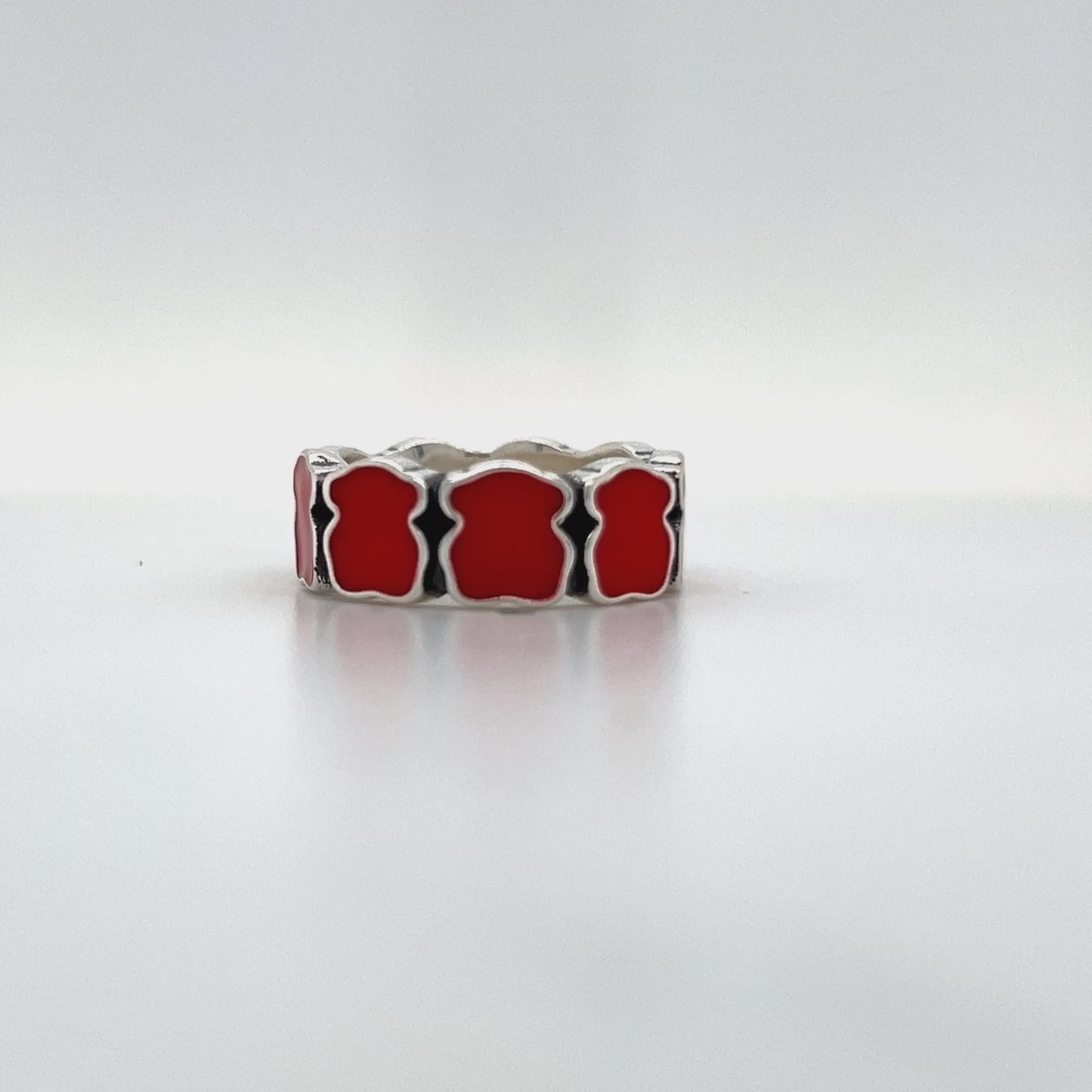 R915 Red Bear Ring