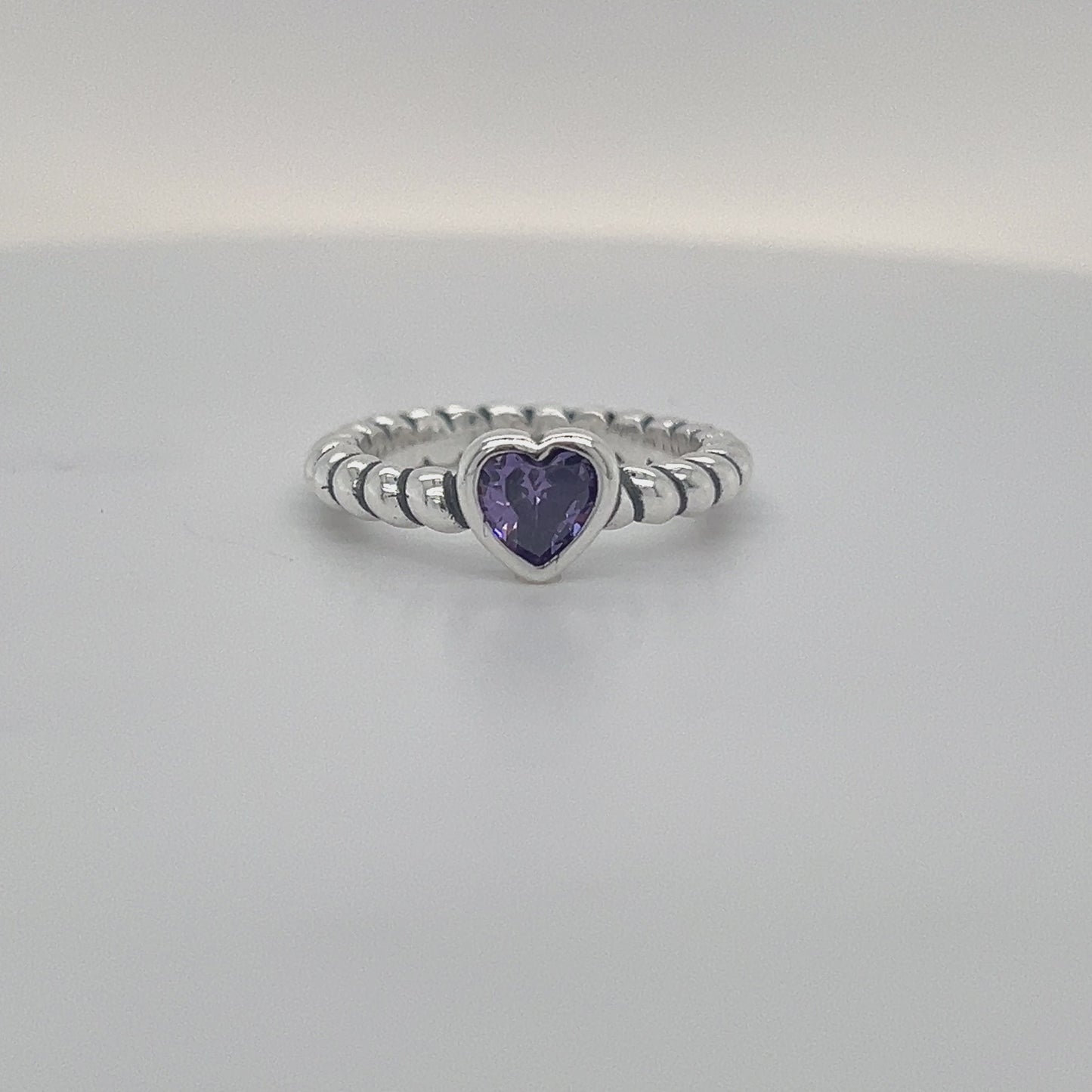 Load and play video in Gallery viewer, R946 Purple Heart Ring
