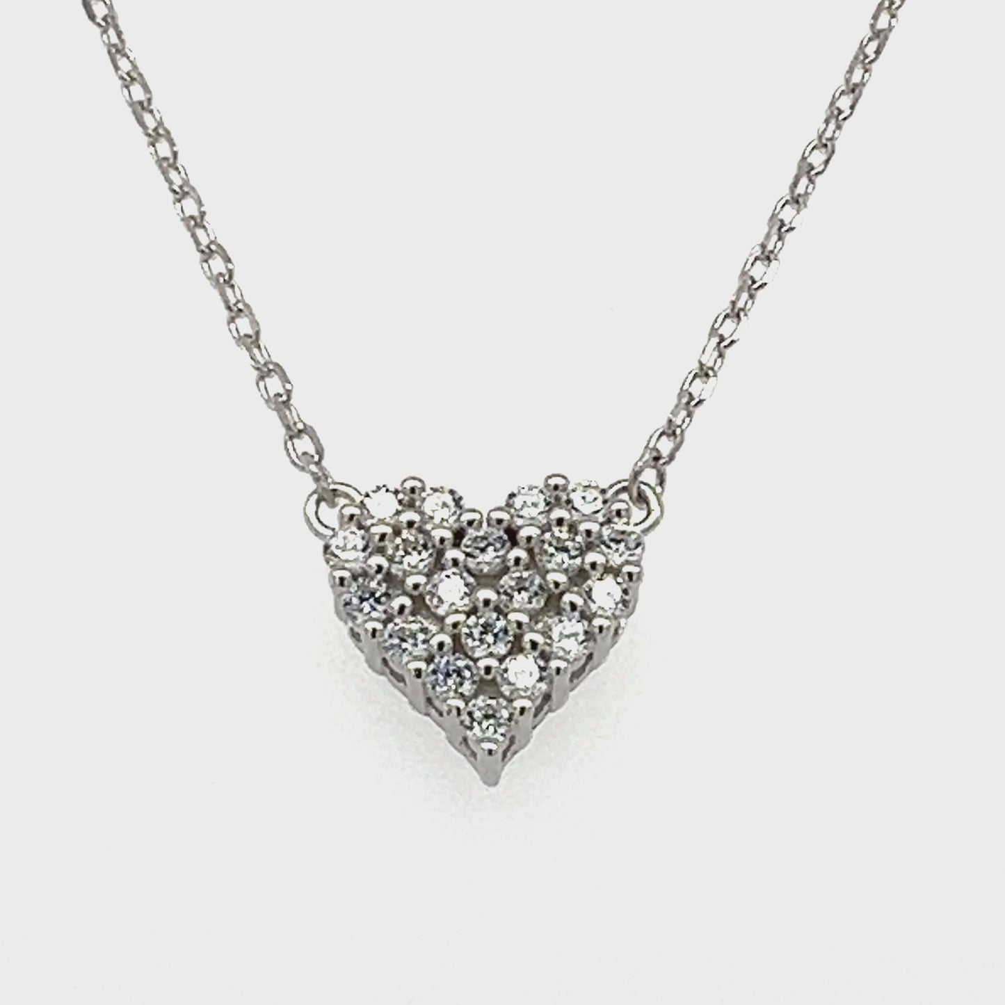 Load and play video in Gallery viewer, CA33 Heart Necklace
