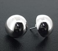 A893 Big Half ball Earrings 18mm