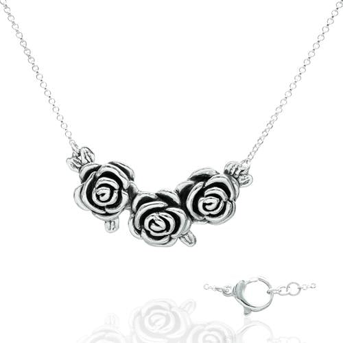 CA488 Collar de rosas grandes de 18"