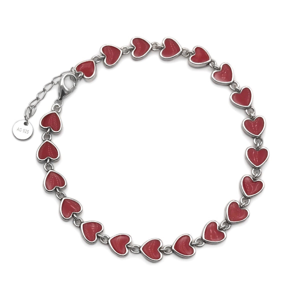 M430 Red Hearts Bracelet