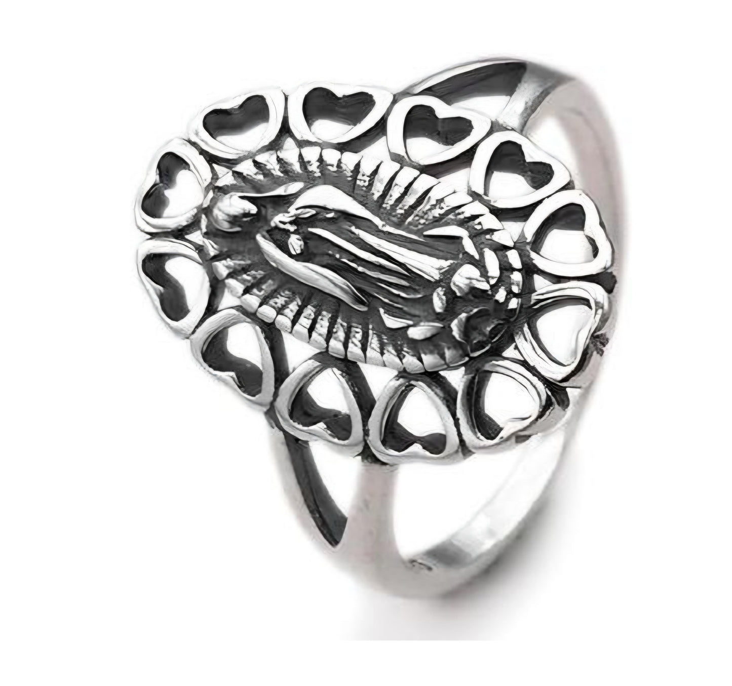 R901 Guadalupe Heart Ring