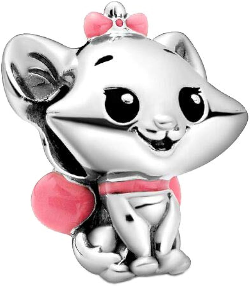 D1891 Pink Cat Charm