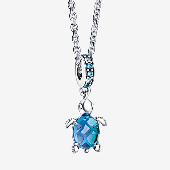 D1880 Blue Turtle Charm