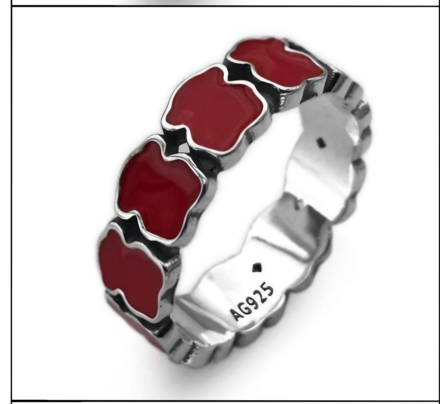 Anillo Oso Rojo R915