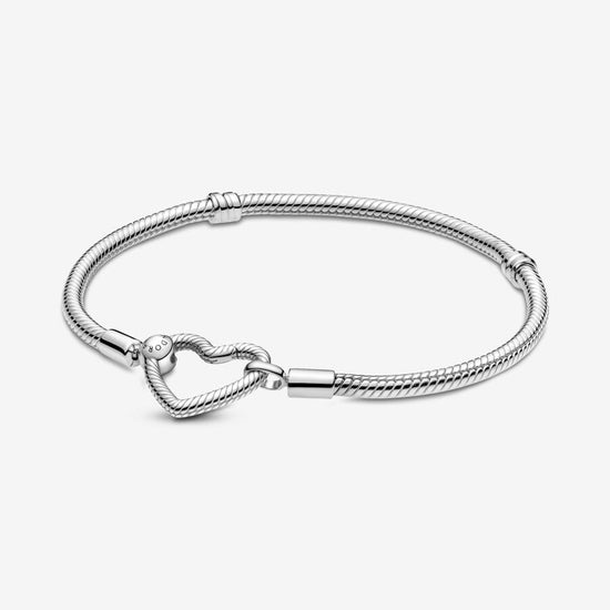 M508 Open Heart Charm Bracelet