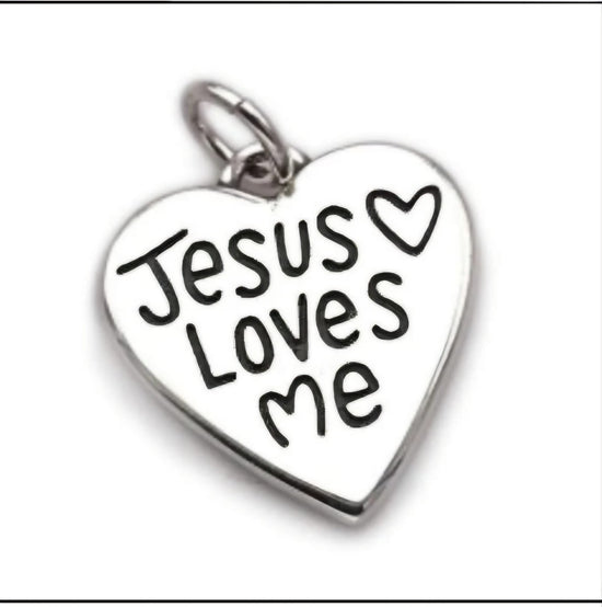 D1926 Jesus Loves Me Pendant