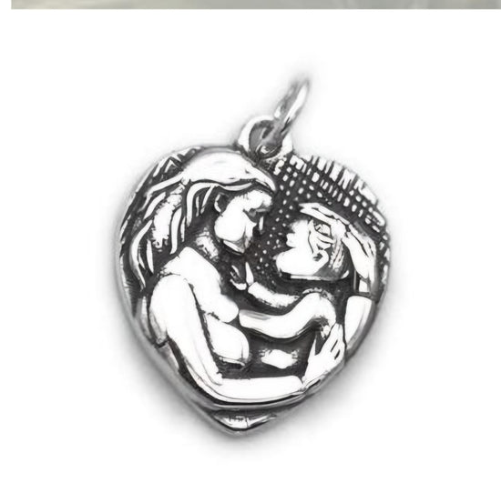 D1952 Mom And Baby Pendant