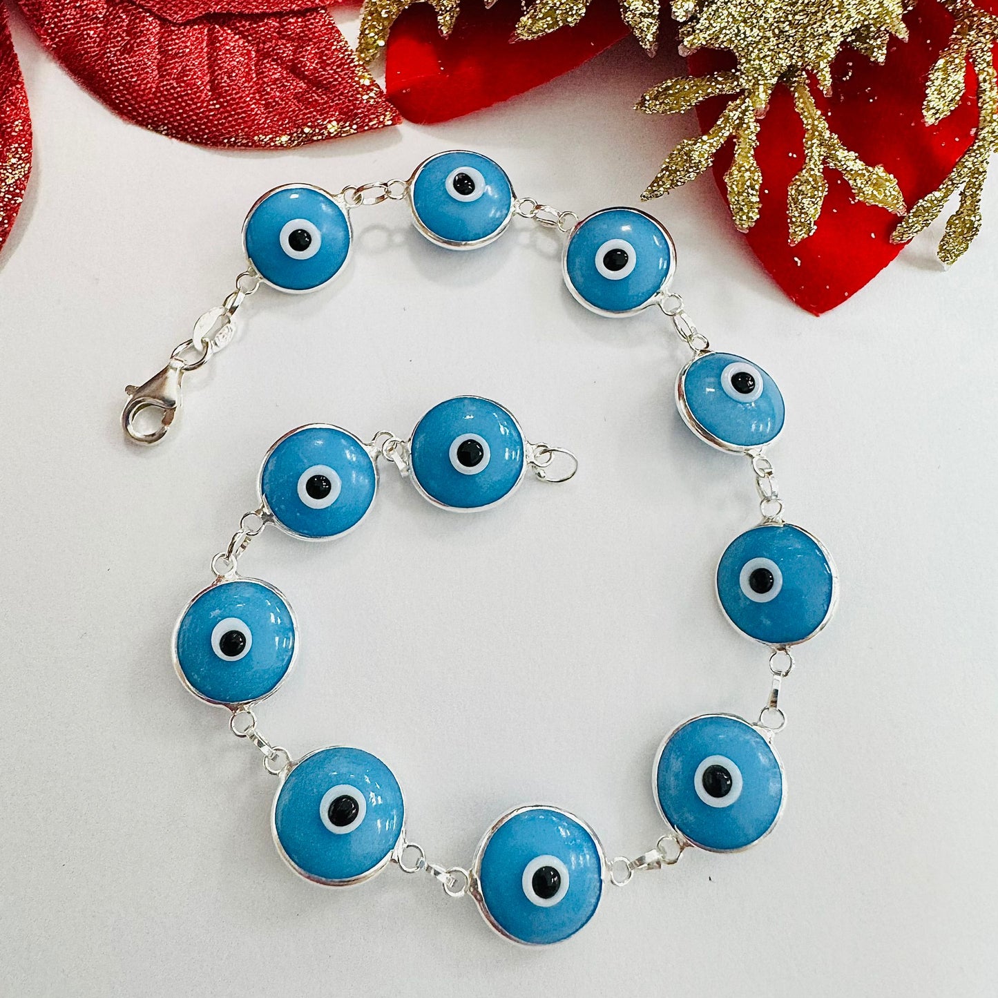 M581 Sky Blue Eye Bracelet