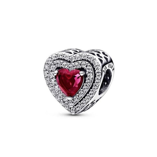 D1900 Red Heart Charm