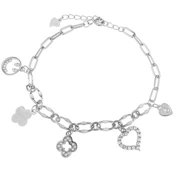 Pulsera de trébol con cara feliz M574