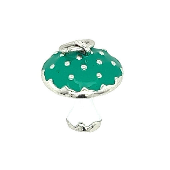 D1347 Medium Green Mushroom Pendant