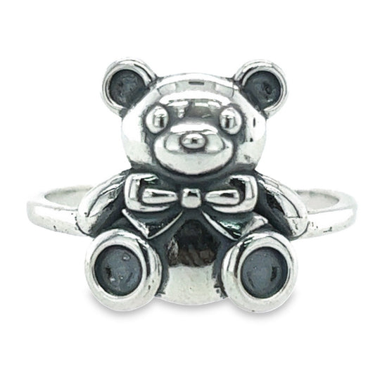 R503 Vintage Bear Ring