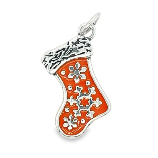 D1315 Orange Stocking Pendant