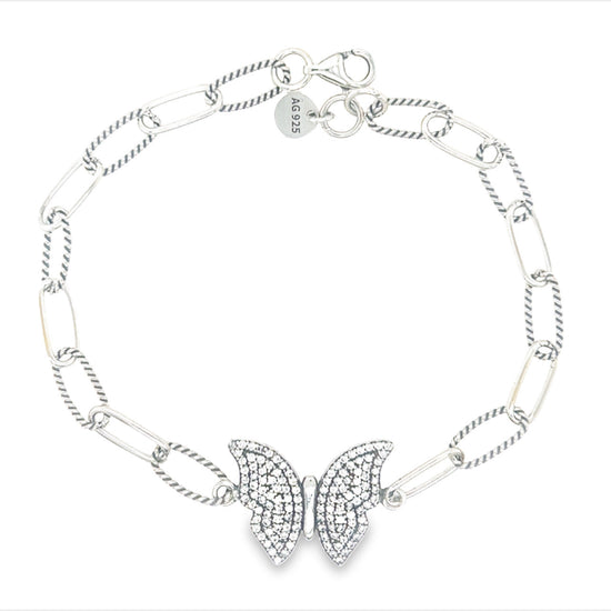 M22 Butterfly CZ Bracelet