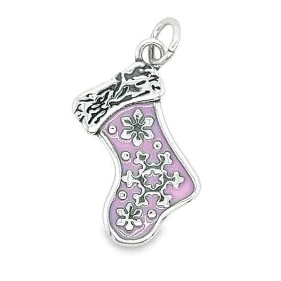 D1304 Violet Stocking Pendant