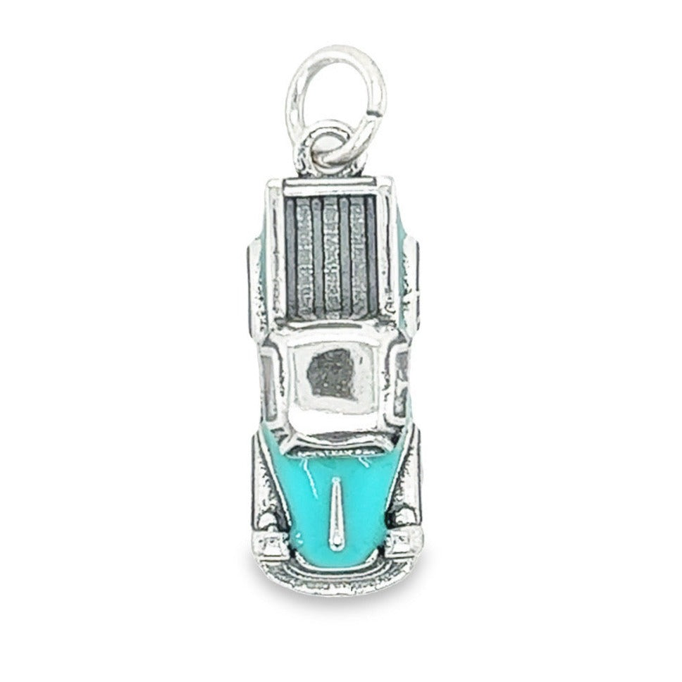 D1297 Turquoise Truck Pendant