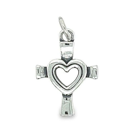 D1218 Cross Heart Pendant