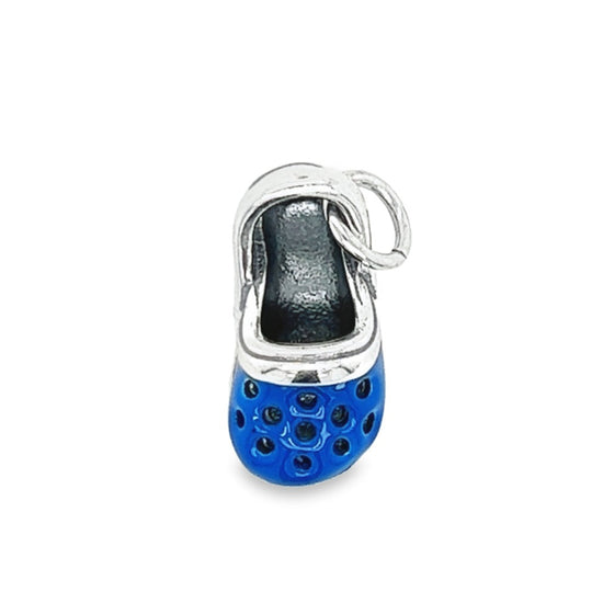 D1213 Blue Crock Pendant