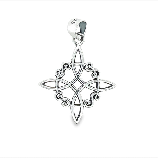 D1243 Witch Knot Design Pendant