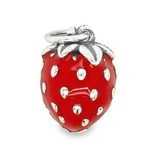 D897 Red Strawberry Pendant