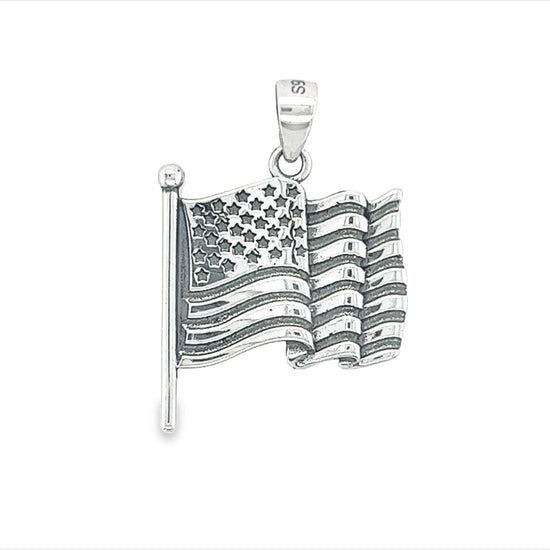 D1410 Usa Flag Pendant