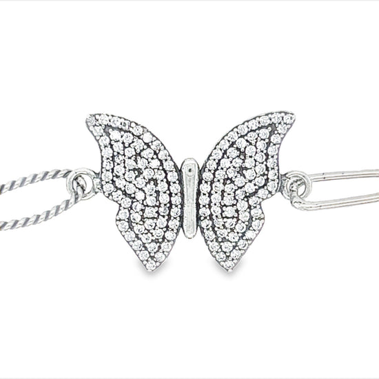 M22 Butterfly CZ Bracelet