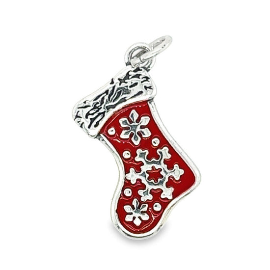 D1302 Red Stocking Pendant