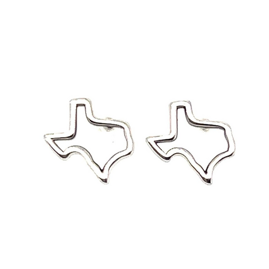 A364 Texas Map Earrings