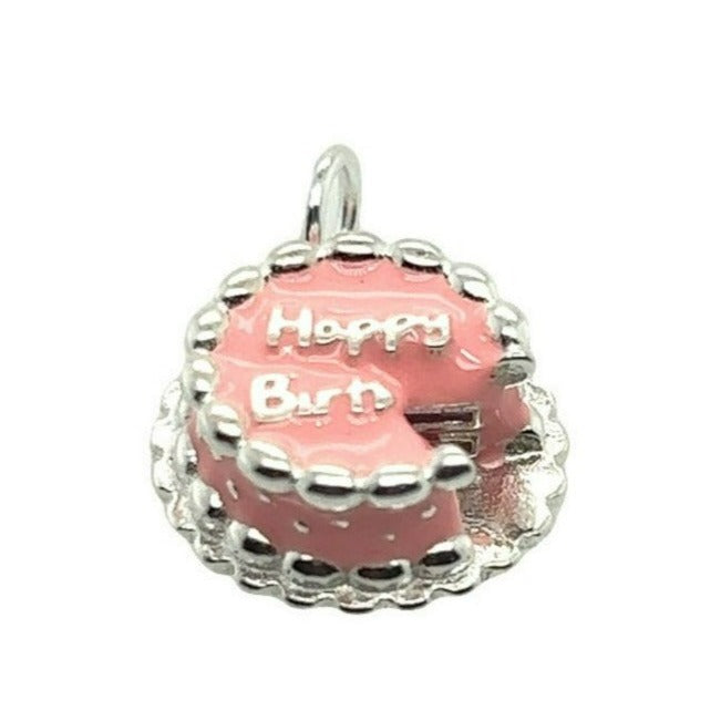 D1004 Happy Birthday Cake Pendant