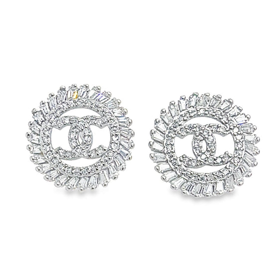 P343 Chanel Brand Post Earrings