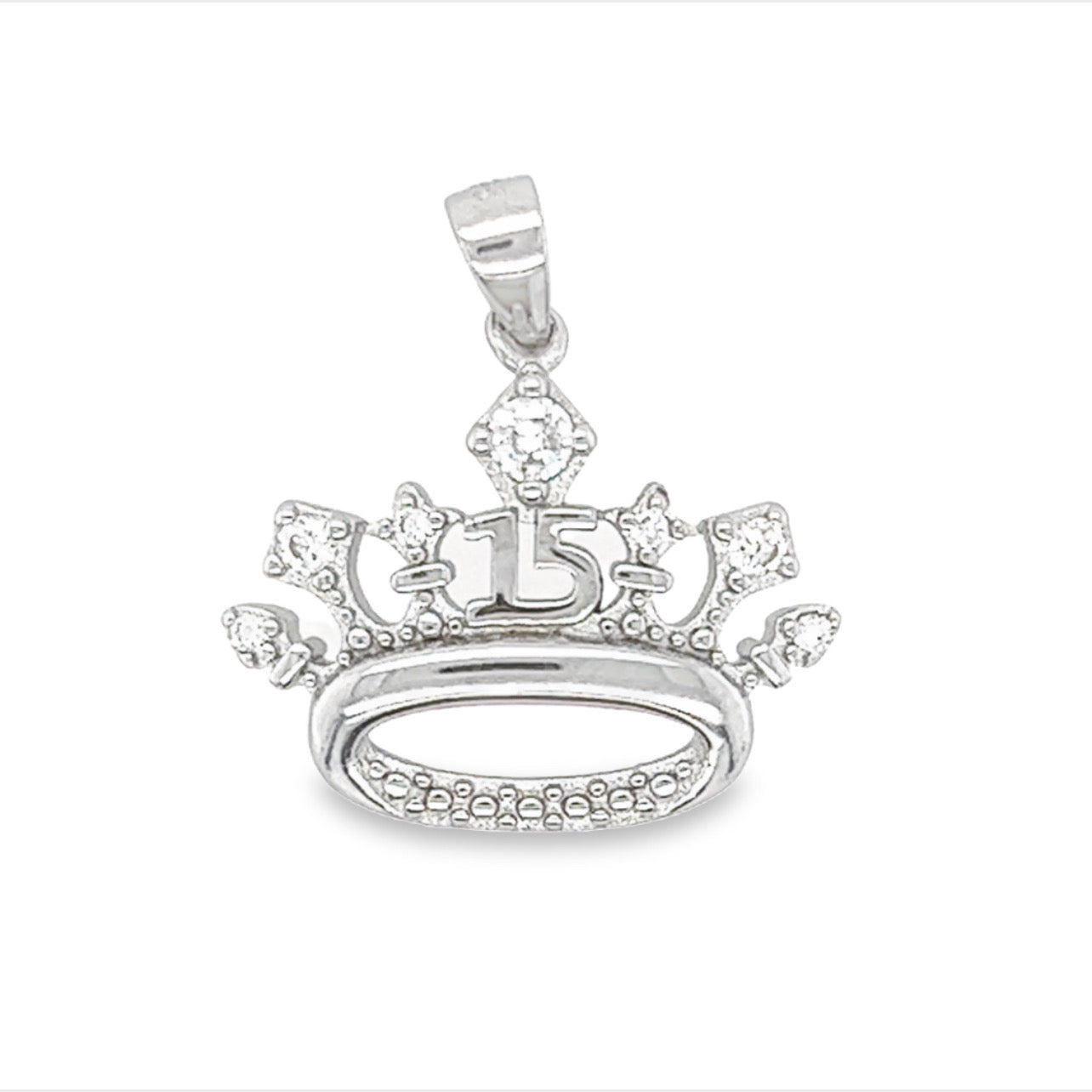 D916 Quinceanera Crown Pendant