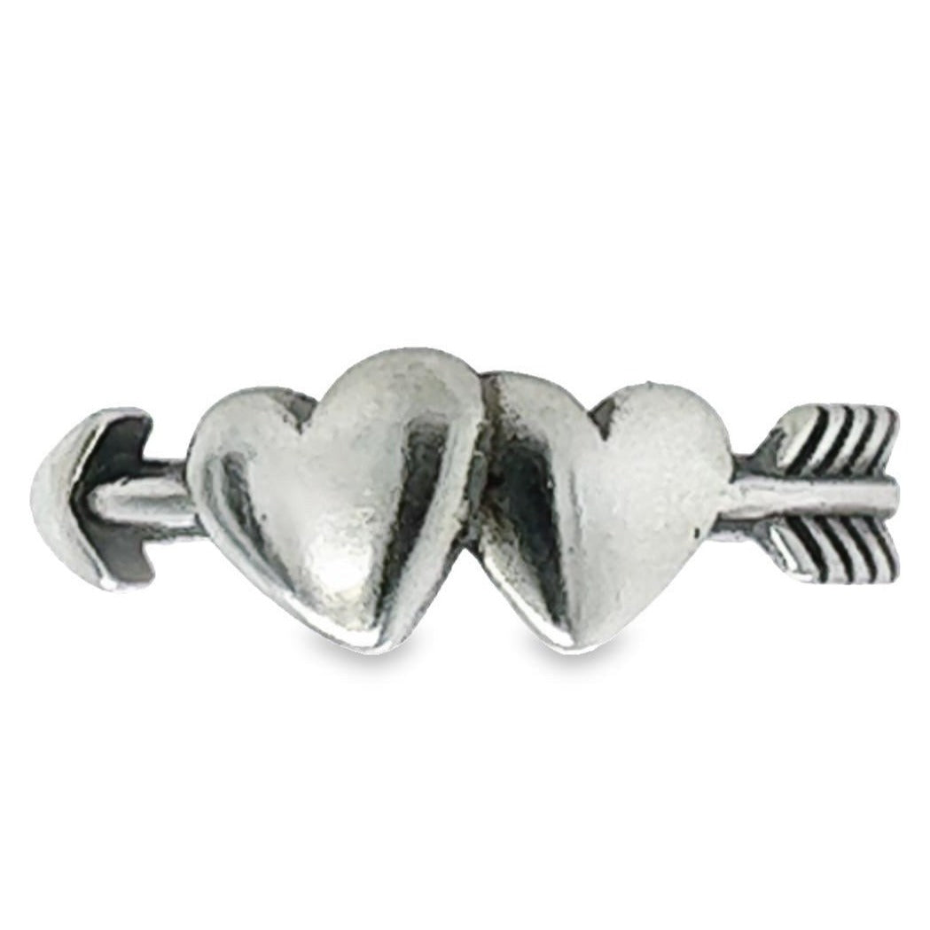 Anillo de corazón con flecha R7