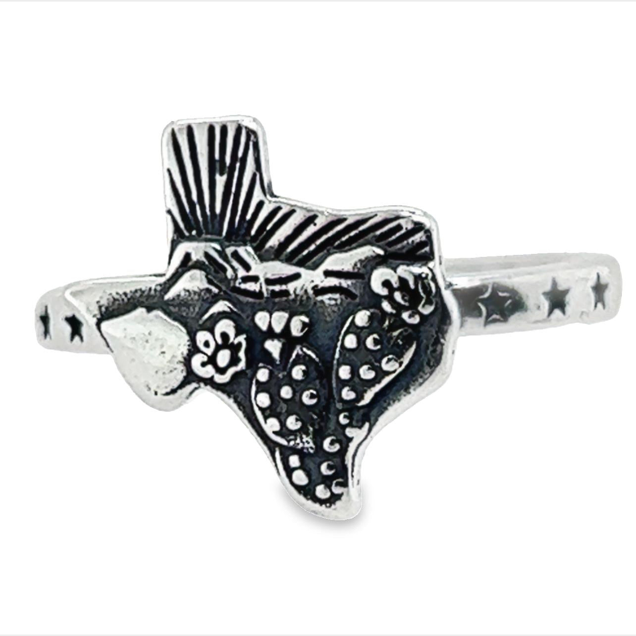 R734 Anillo Cactus Tejas