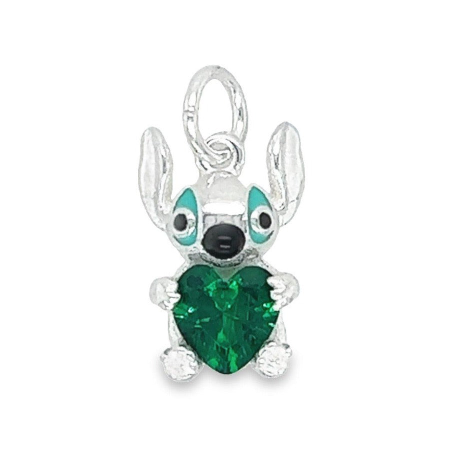 D1281 Monster Green Stone Pendant