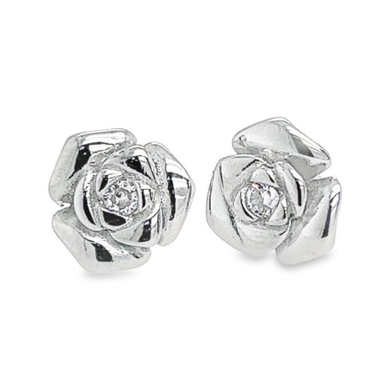 A386 Rose Post Earrings