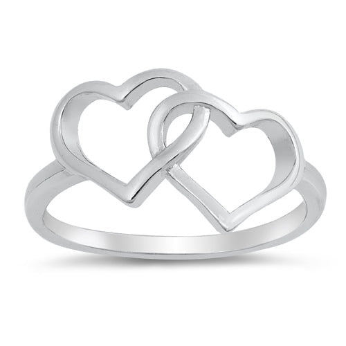 R729 Link Heart Ring