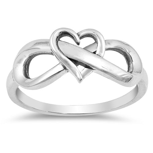 R560 Infinity Heart Ring