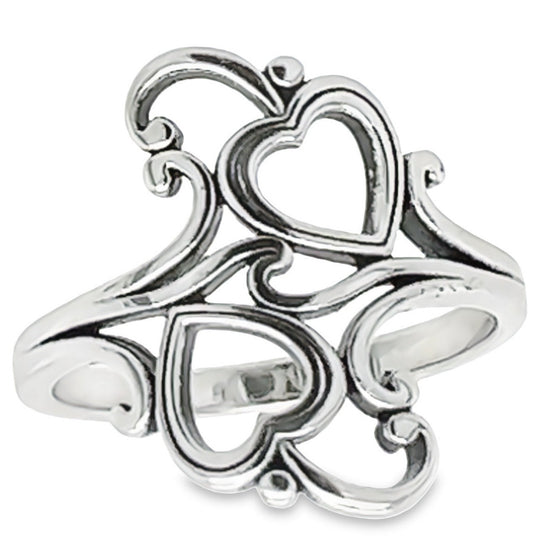 R79 Anillo de corte de corazón