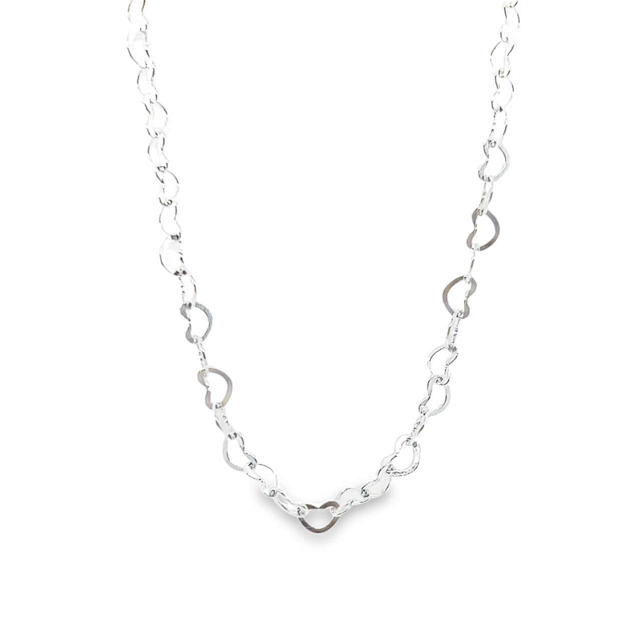 CA71 linked heart Necklaceu