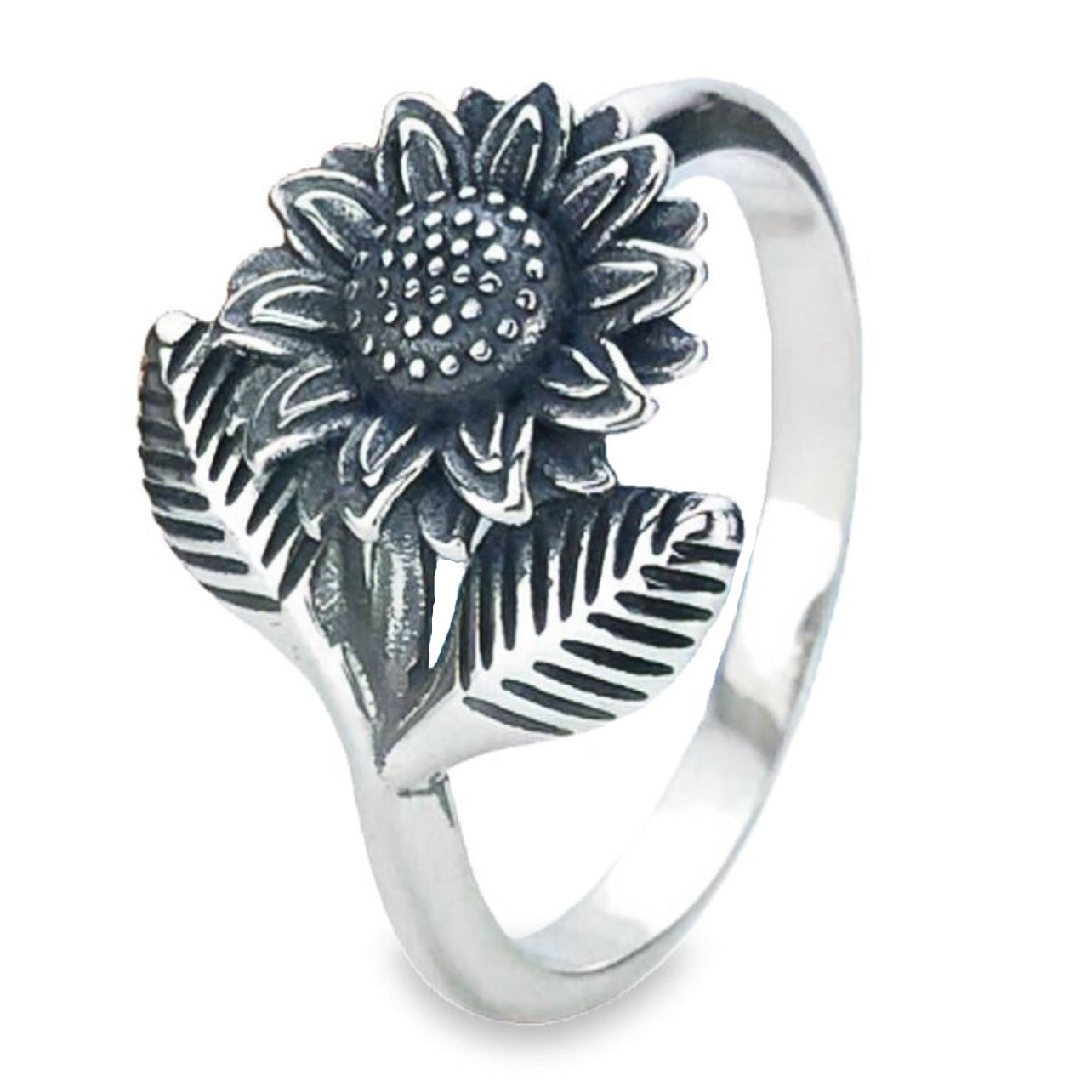 R498 Anillo Vintage Girasol