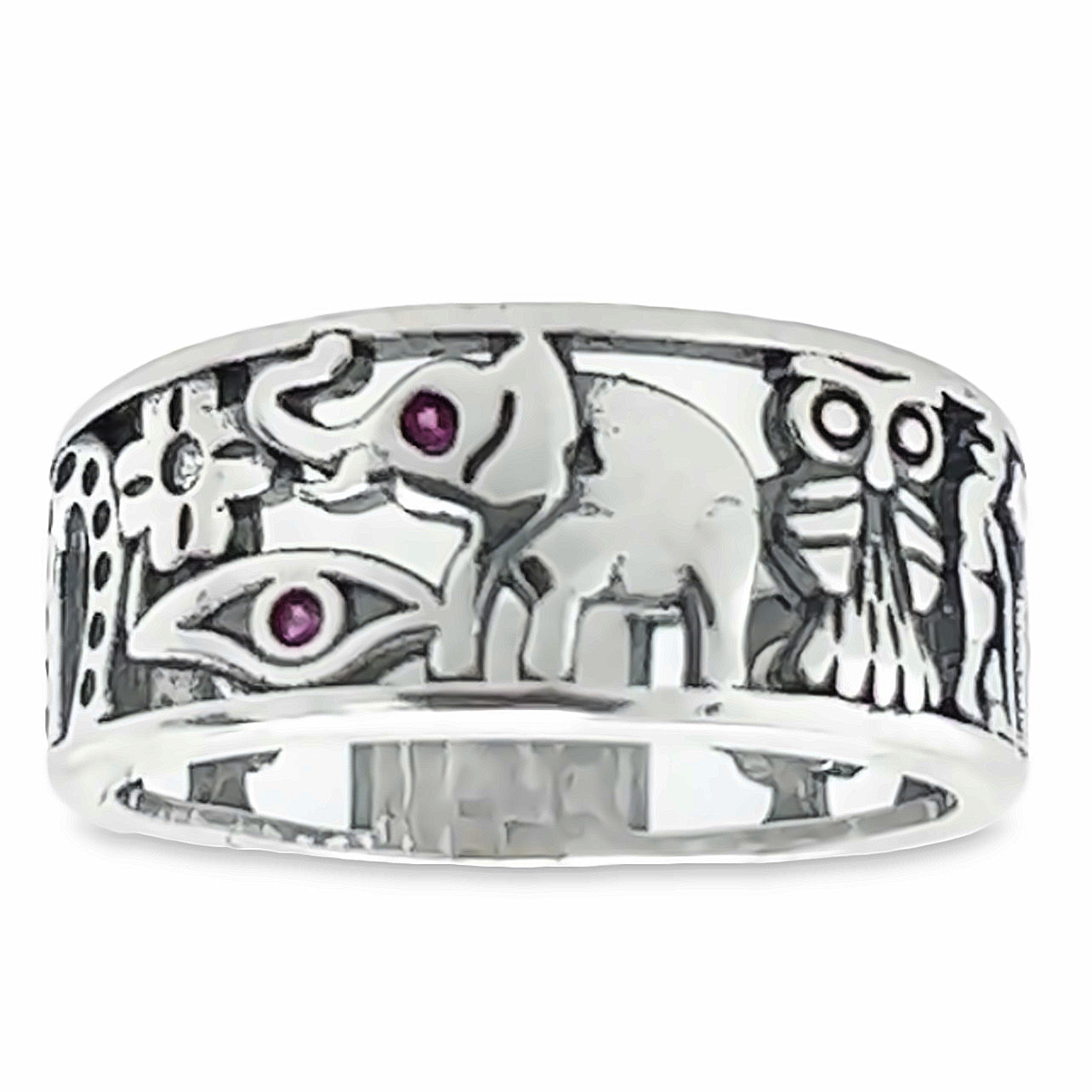 R343 Animals Cut Ring